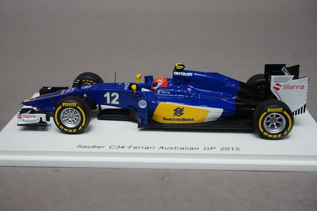 1:43 SPARK S4609 Sauber C34 Ferrari Australian GP 2015 #12 Felipe Nasr