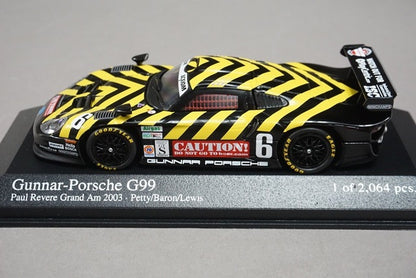 1:43 MINICHAMPS 400036886 Gunnar Porsche G99 Paul Revere Grand Am 2003 #6