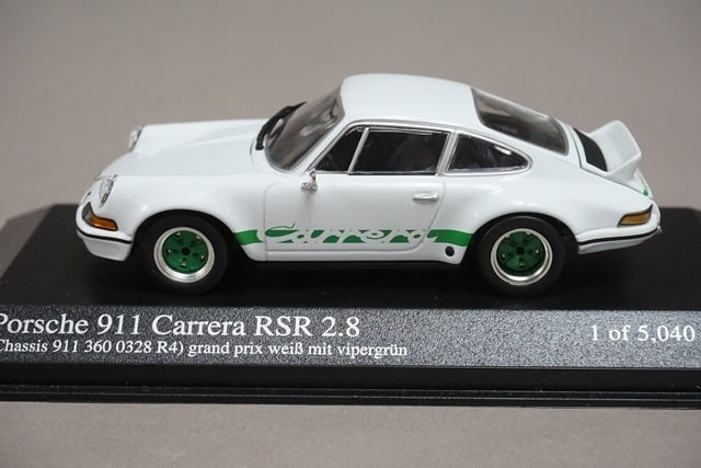 1:43 MINICHAMPS 430736908 Porsche 911 Carrera RSR 2.8 1973 White