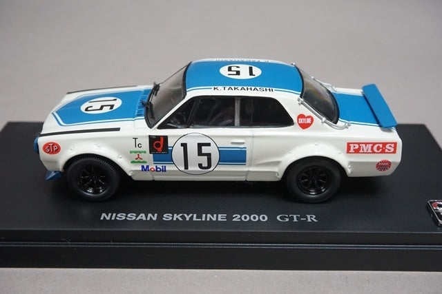 1:43 KYOSHO K03029B Nissan Skyline 2000 GT-R FUJi GC 1972 #15