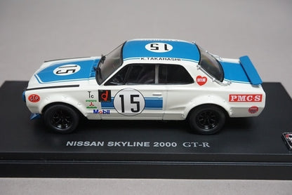 1:43 KYOSHO K03029B Nissan Skyline 2000 GT-R FUJi GC 1972 #15