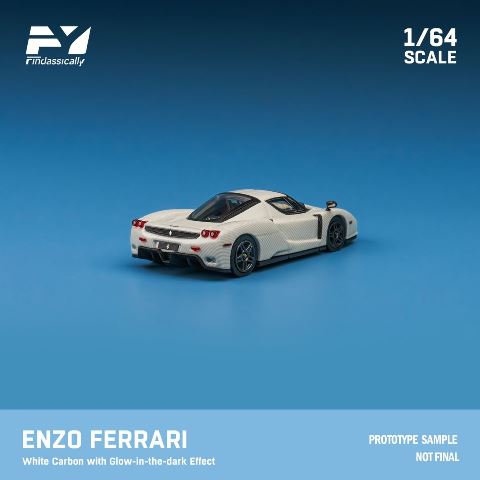 FY64034 Finclassically 1:64 Enzo Luminous White carbon