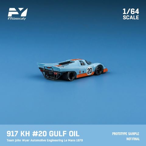 [ Pre-order ] FY64037 Finclassically 1:64 Porsche 917K Gulf #20