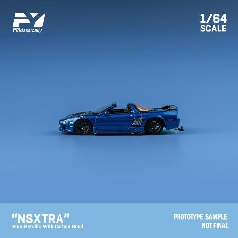 FY64041 Finclassically 1:64 NSXTRA Transparent Blue Deluxe ver. model car