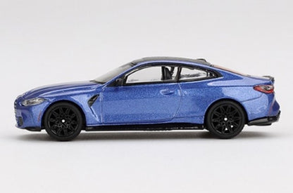 [ Back-order ] TSM MINI-GT MGT00845-L 1:64 BMW M4 Competition G82 Portimao Blue LHD model car