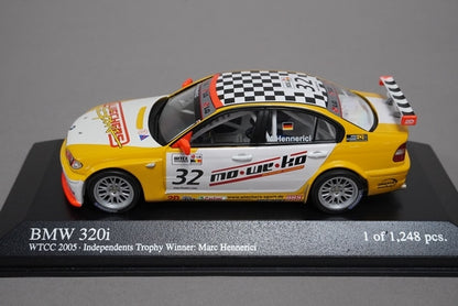 1:43 MINICHAMPS 400052432 BMW 320i WTCC 2005 #32