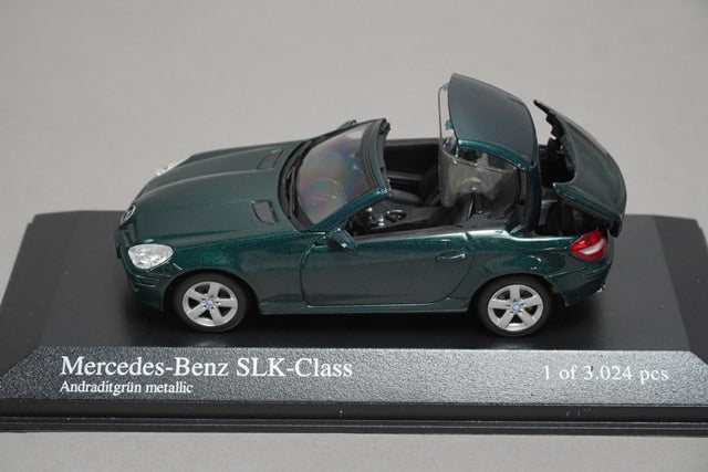 1:43 MINICHAMPS 400033130 Mercedes Benz SLK-Class Green Metallic