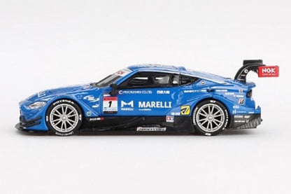 MGT00849-BL TSM MINI-GT 1:64 Nissan Z GT500 SUPER GT Series 2023 #1 "MARELLI IMPUL Z" TEAM IMPUL (left-hand drive) *Blister pack version