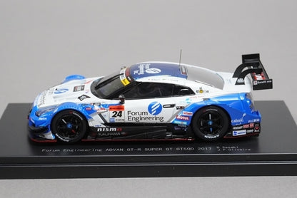 1:43 EBBRO 45513 Nissan Super GT GT500 2017 Forum Engineering ADVAN GT-R #24