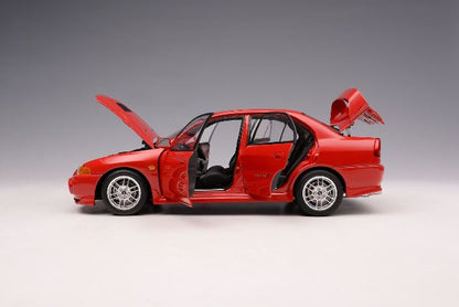 M84004 MOTORHELIX 1:18 Scale Mitsubishi Lancer Evolution IV. Palma Red