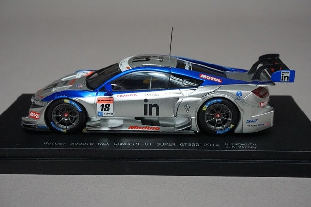 1:43 EBBRO 45070 Honda Weider Modulo NSX Concept GT Super GT500 2014 #18