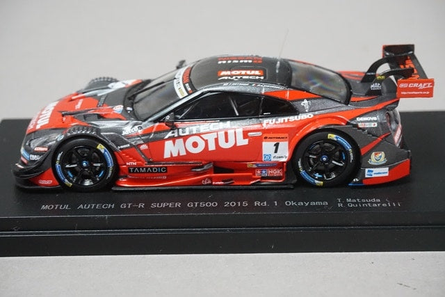 1:43 EBBRO 45260 Nissan MOTUL AUTECH GT-R Super GT500 Rd.1 Okayama 2015 #1