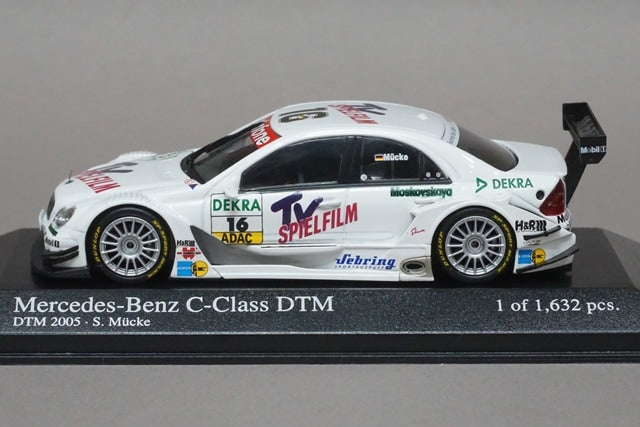 1:43 MINICHAMPS 400053416 Mercedes Benz C-Class DTM 2005 #16 Stefan Mucke