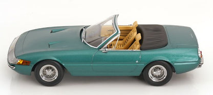 KKDC180613 KK scale 1:18 Ferrari 365 GTS Daytona Cabrio 1st Series 1969 Green Metallic