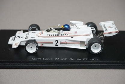 1:43 SPARK S1776 Team Lotus 74 Rouen F2 1973 #2 Ronnie Peterson