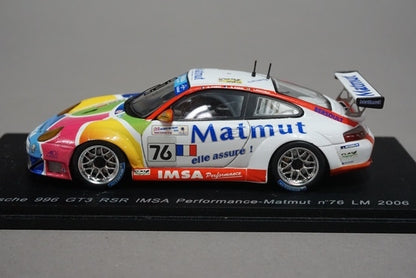 1:43 SPARK S0969 Porsche 996 GT3 RSR IMSA Performance Matmut LM 2006 #76