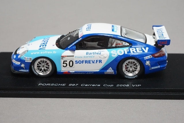 1:43 SPARK MX008 Porsche 997 Carrera Cup VIP 2008 #50