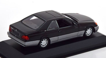 943 032603 MINICHAMPS 1:43 Mercedes 600 SEC Coupe 1992 Black model car