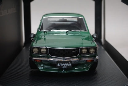 1:18 ignition model IG0705 Mazda Savanna (S124A) Green