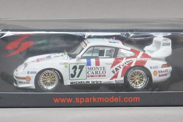 1:43 SPARK S4446 Porsche 911 GT2 EVO Le Mans 1995 #37