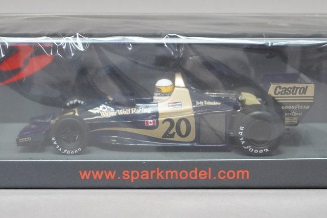 1:43 SPARK S9996 Wolf WR1 J.Scheckter Monaco GP 1977 Winner #20