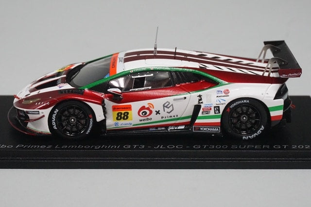 1:43 SPARK SGT038 Lamborghini Weibo Primez GT3 JLOC GT300 Super GT 2022 #88