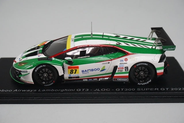 1:43 SPARK SGT087 Lamborghini Bamboo Airways GT3 JLOC GT300 Super GT 2023 #87