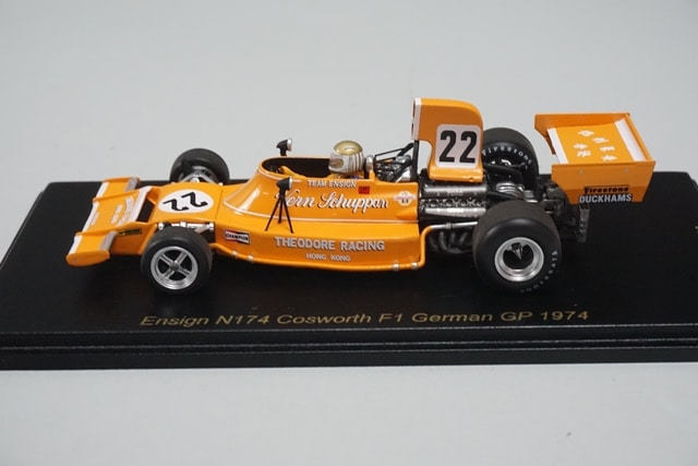 1:43 SPARK RS1781 Ensign N174 Cosworth F1 German GP 1974 #22 Raceland