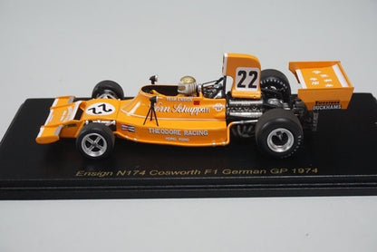 1:43 SPARK RS1781 Ensign N174 Cosworth F1 German GP 1974 #22 Raceland