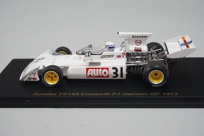 1:43 SPARK RS1784 Surtees TS14A Cosworth F1 German GP 1973 #31 Raceland