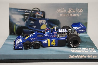 1:43 MINICHAMPS 447760004 Tyrrell Ford P34 Japan GP 1976 #4 P.Depailles
