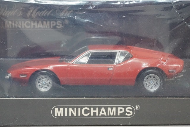 1:43 MINICHAMPS 400127500 De Tomaso Pantera 1972 Red
