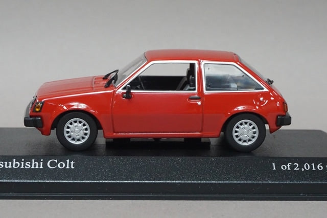 1:43 MINICHAMPS 400163501 Mitsubishi Colt 1978 Red