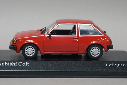 1:43 MINICHAMPS 400163501 Mitsubishi Colt 1978 Red