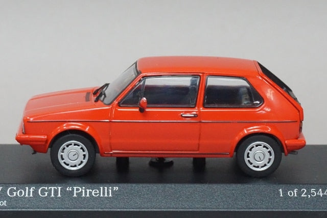 1:43 MINICHAMPS 400055170 VW Volks Wagen Golf I GTI Pirelli 1983 Red