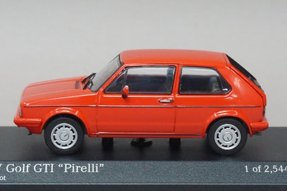 1:43 MINICHAMPS 400055170 VW Volks Wagen Golf I GTI Pirelli 1983 Red