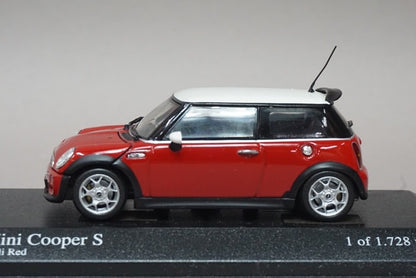 1:43 MINICHAMPS 431138200 BMW Mini Cooper S 2003 Red