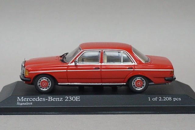 1:43 MINICHAMPS 430032206 Mercedes Benz 230E 1976 Red