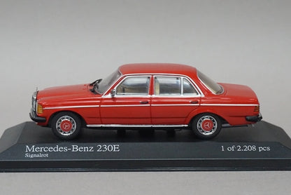 1:43 MINICHAMPS 430032206 Mercedes Benz 230E 1976 Red