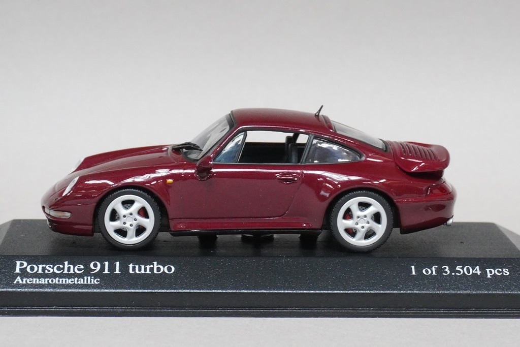1:43 MINICHAMPS 430069208 Porsche 911 (993) Turbo 1995 Red Metallic