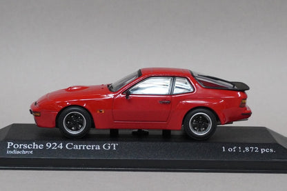 1:43 MINICHAMPS 400066120 Porsche 924 Carrera GT 1981 Red