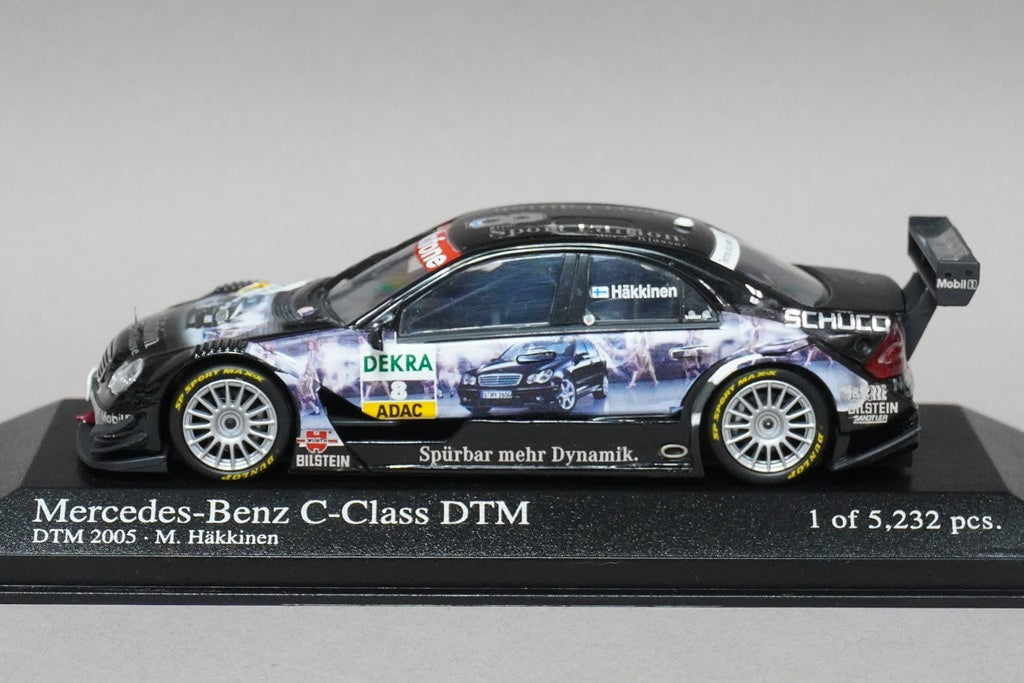 1:43 MINICHAMPS 400053508 Mercedes Benz C-Class AMG DTM 2005 #8
