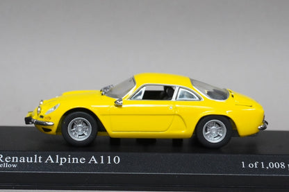 1:43 MINICHAMPS 430113606 Alpine Renault A110 1971 Yellow