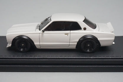 1:43 ignition model IG1912 Nissan Skyline 2000 GT-R (KPGC10) Star Road White