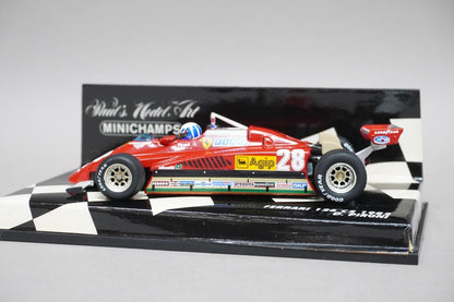 1:43 MINICHAMPS 430820028 Ferrari 126C2 1982 Didier Pironi #28