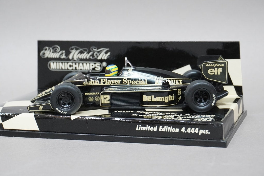 1:43 MINICHAMPS 400045412 Lotus Renault 98T Brazil 2004 A.Senna Memorial Run #12