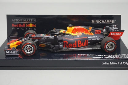 1:43 MINICHAMPS 410190933 Aston Martin Red Bull Racing RB15 Austrian GP Winner 2019 #33 M. Verstappen