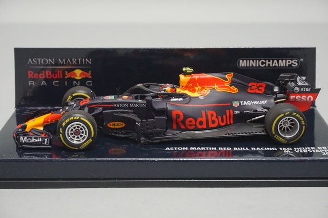 1:43 MINICHAMPS 410180033 Aston Martin Red Bull Racing TAG Heuer RB14 2018 #33 M. Verstappen