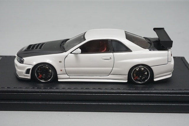1:43 ignition model IG0609 Nissan NISMO R34 GT-R Z-tune White