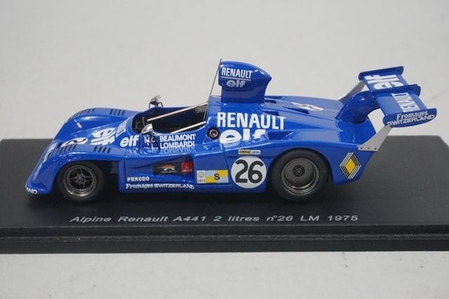 1:43 SPARK S1549 Alpine Renault A441 2 litres LM 1975 #26